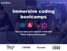 Tablet Screenshot of codecamps.com